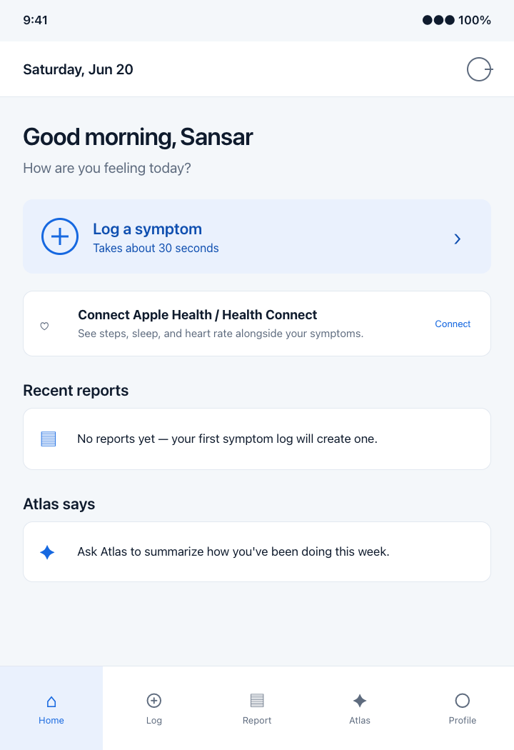 Concord health summary dashboard